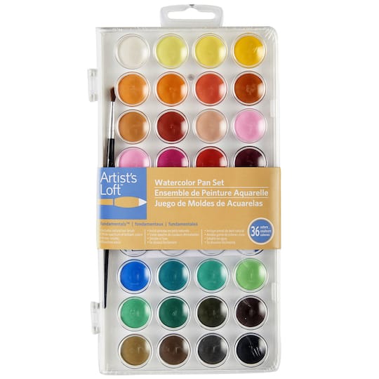 36 Color Watercolor Pan Set By Artist S Loft Necessities Michaels